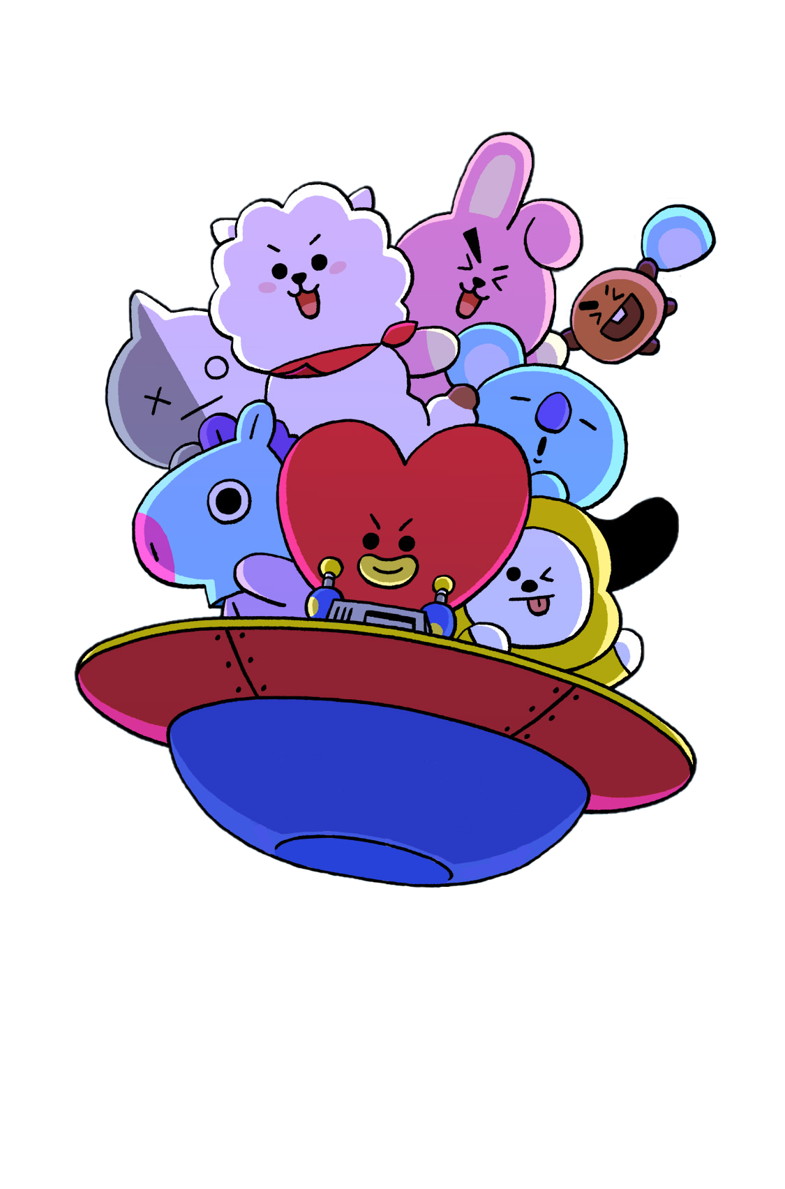 Bolso BT21 Diseño 3