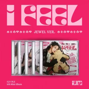 (G)I-DLE: 6th Mini Album 'I feel' (Jewel Case Ver.) (Random Ver.)