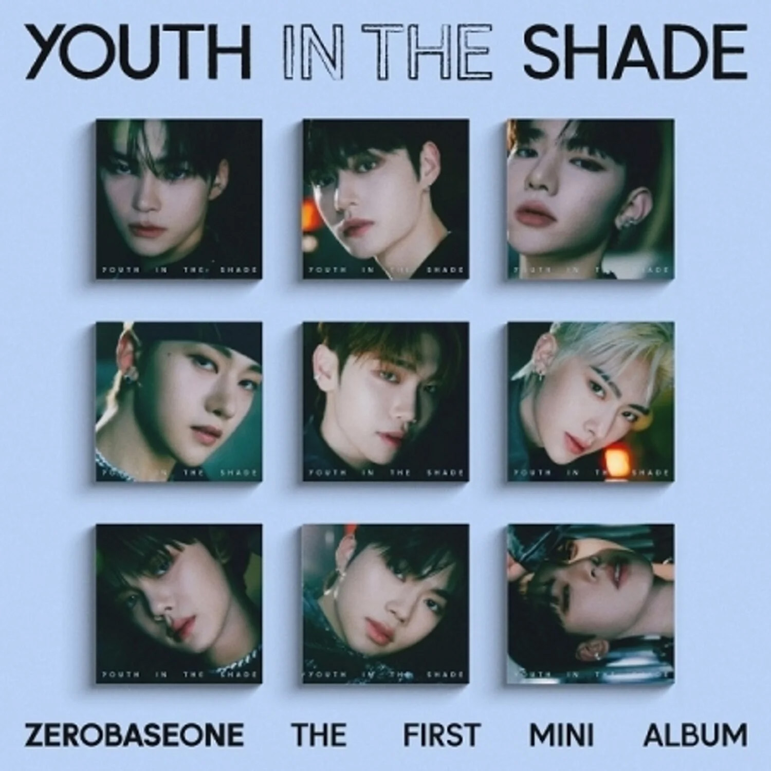 ZEROBASEONE: 1st Mini Album 'YOUTH IN THE SHADE' (Digipack Ver.) (Random Ver.)