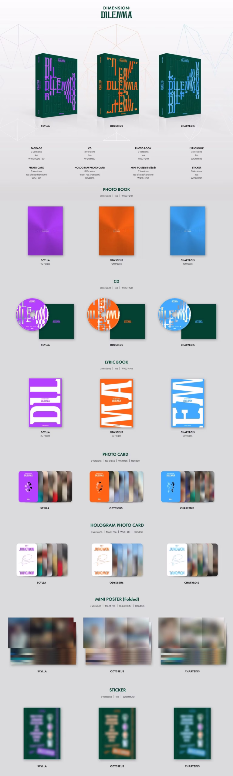 ENHYPEN: 1st Album 'DIMENSION: DILEMMA' (Random ver.) - Imagen 2