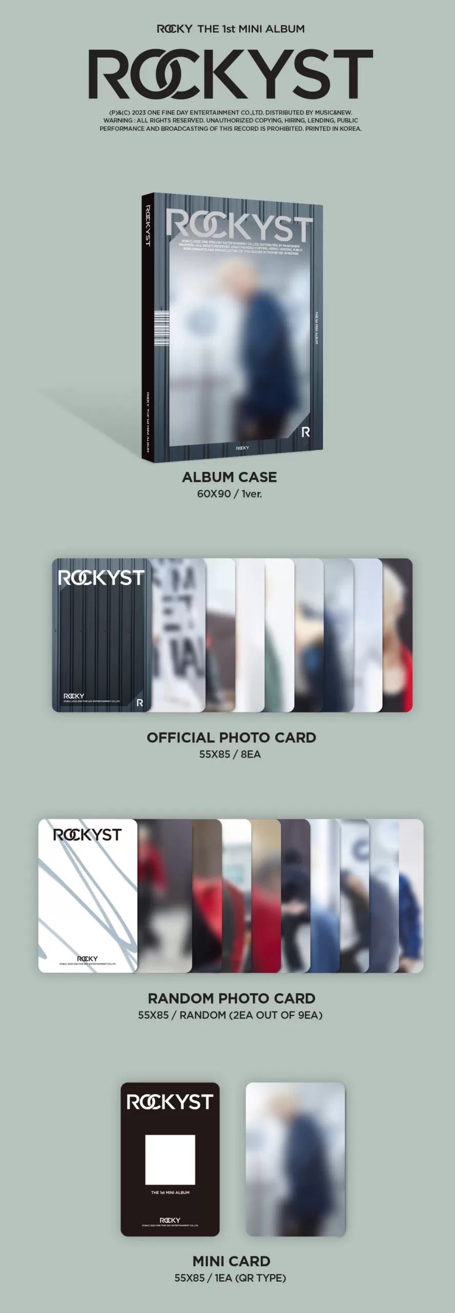 ROCKY: 1st Mini Album 'ROCKYST' (Platform Album Ver.) - Imagen 2