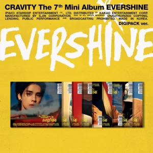 CRAVITY: 7th Mini Album 'EVERSHINE' (Digipack Ver.) (Random Ver.)