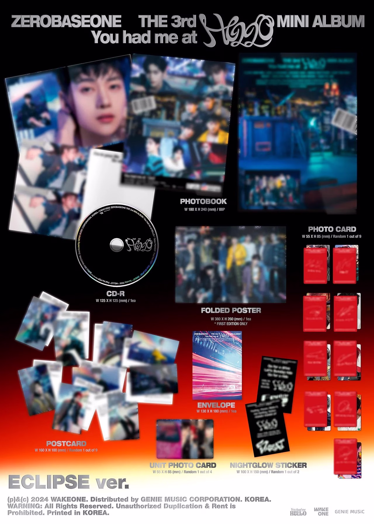 ZEROBASEONE: 3rd Mini Album 'YOU HAD ME AT HELLO' (Random Ver.) - Imagen 3