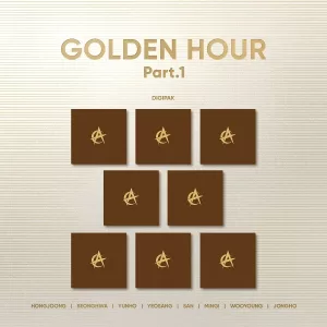 ATEEZ: 10th Mini Album 'GOLDEN HOUR: Part.1' (Digipack Ver.) (Random Ver.)