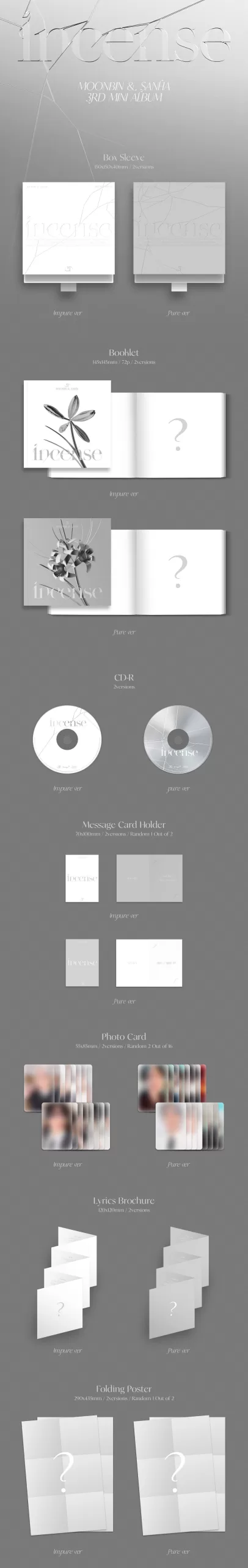 Moonbin & Sanha: 3rd Mini Album 'Incense' (Random Ver.) - Imagen 2