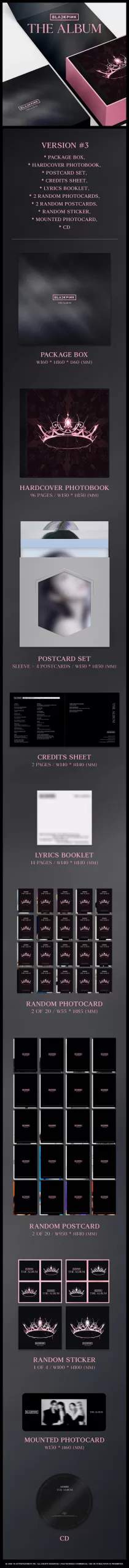 BLACKPINK: 1st Album 'The Album' (Random Ver.) - Imagen 3