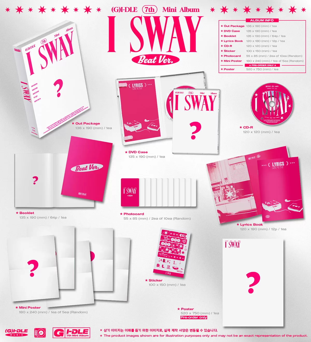 (G)I-DLE: 7th Mini Album 'I SWAY' (Random Ver.) - Imagen 4