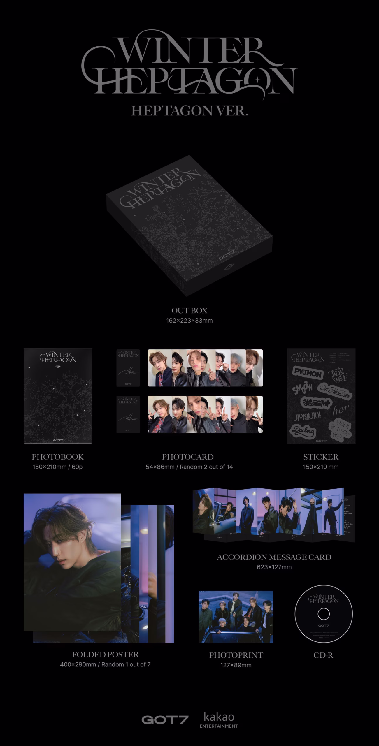GOT7 - Album 'WINTER HEPTAGON' (Winter Ver.) - Imagen 2