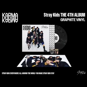 STRAY KIDS - Album ‘KARMA’ (Vinyl Ver.) (GRAPHITE VINYL Ver.) (Stray Kids Shop Exclusive)