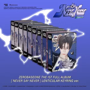 ZEROBASEONE: 1st Album 'NEVER SAY NEVER' (Lenticular Keyring Ver.) (Random Ver.)