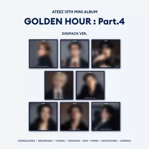 ATEEZ - Album 'GOLDEN HOUR: PART.4' (Digipack Ver.) (Versión a Elegir)