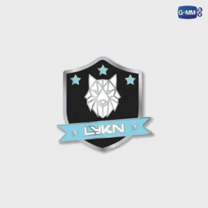 LYKN - Riser Concert 'The First Rise': Metal Logo Pin + Photocard