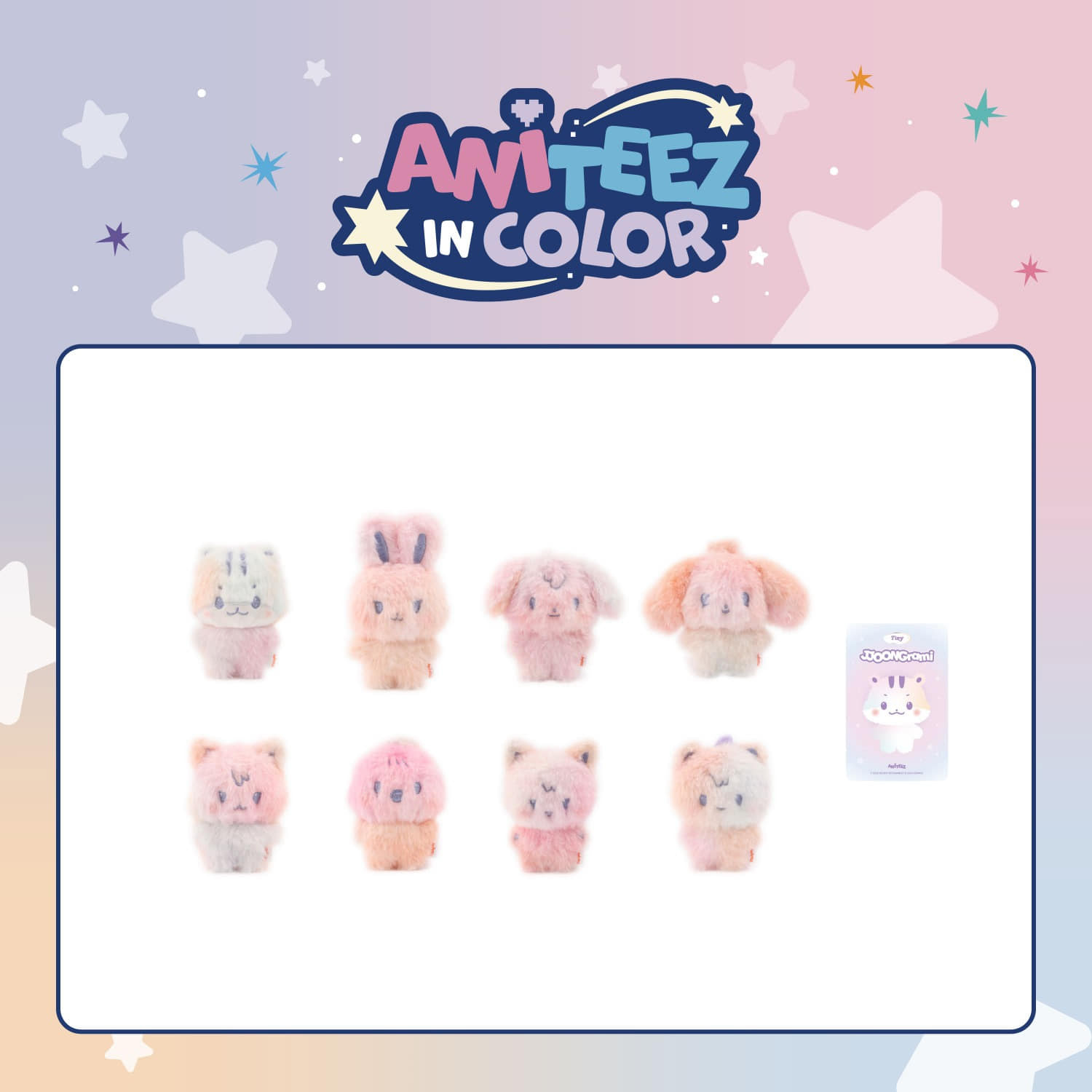 ATEEZ - Aniteez in Color: Color Mix Tiny Aniteez Doll (Versión a Elegir)