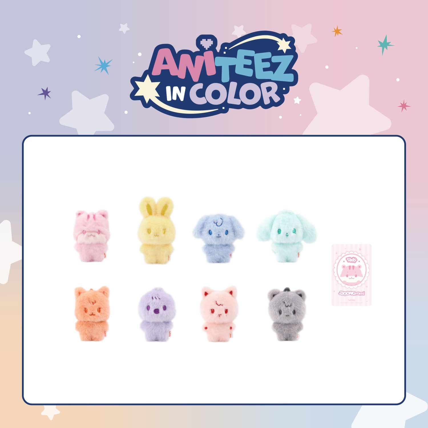 ATEEZ - Aniteez in Color: Color Tiny Aniteez Doll (Versión a Elegir)