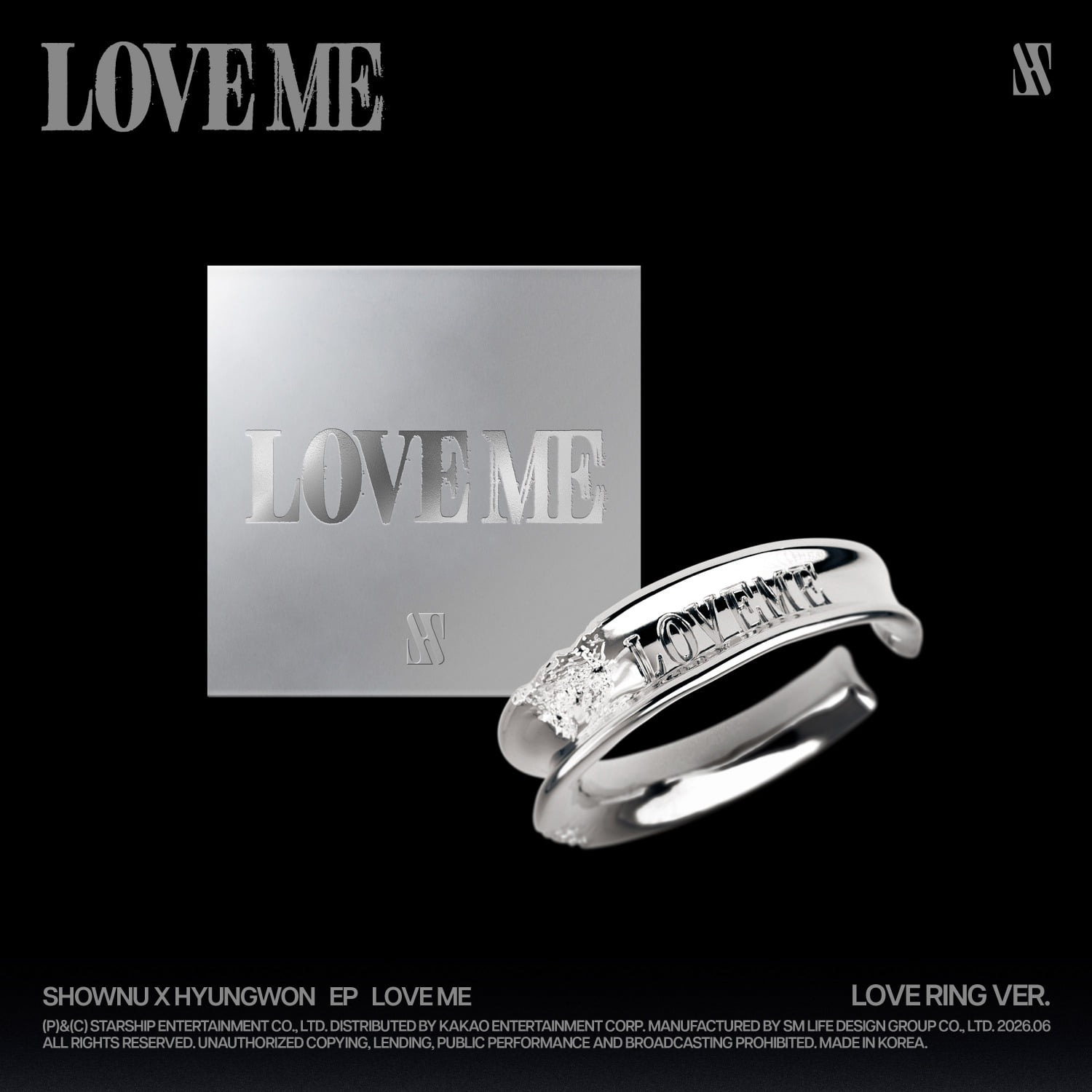 SHOWNU X HYUNGWON - Album 'LOVE ME' (Love Ring Ver.) (Limited Edition)