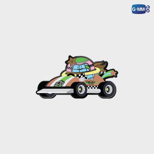 EARTHMIX - LOVE OUT LOUD FAN FEST 2026: MR. SATURNWORLD RACER MAGNET + PHOTOCARD