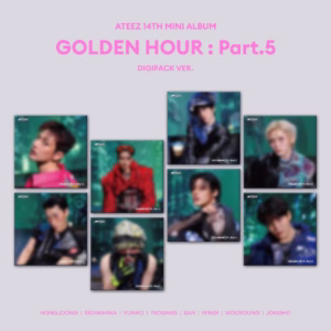 ATEEZ - Album 'GOLDEN HOUR: PART.5' (Digipack Ver.) (Versión a Elegir) POBs Disponibles