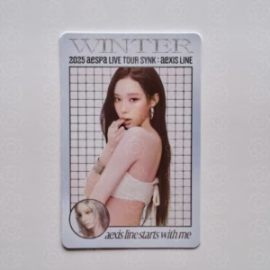 AESPA: WINTER – 2025 LIVE TOUR SYNK (RANDOM TRADING CARD SET X)