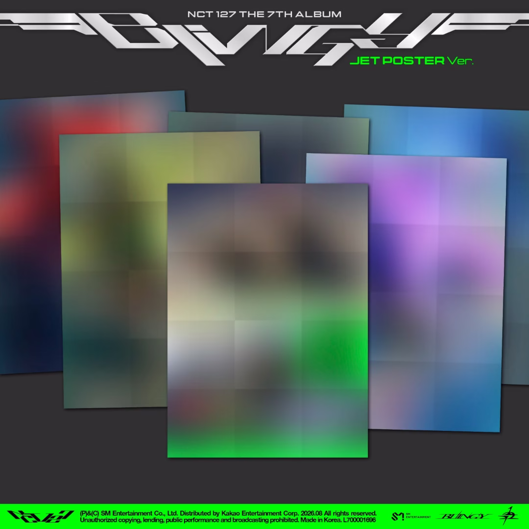 NCT 127 - Album 'BLINGY' (Jet Poster Ver.) (Versión a Elegir)