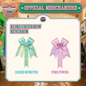 DMD Sports Day 2026 Official MD: Bling Cheer Bow Keychain (Versión a Elegir)