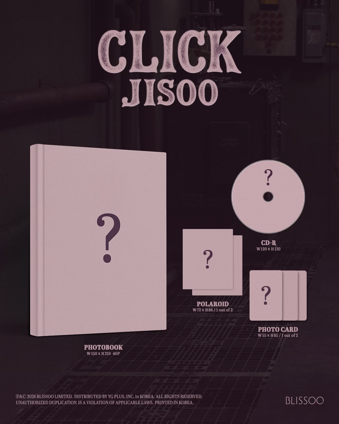 JISOO - Album 'CLICK' (Photobook Ver.) POB Disponible - Imagen 2