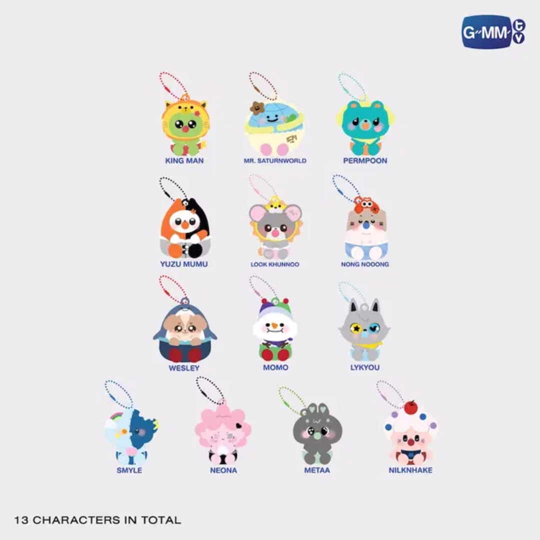 Fandom Character Baby Squishy Keychain - Whole Set (Box B) - Imagen 3