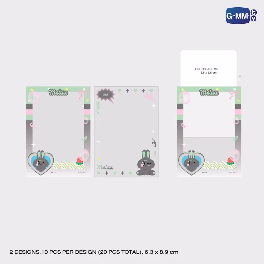 Win Metawin - Metaa Photocard Sleeve Set - Imagen 2