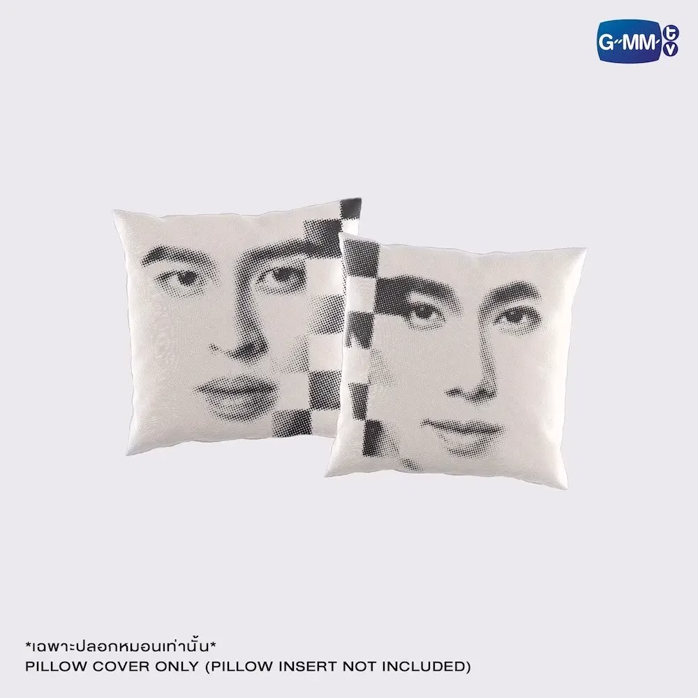 Peach and Me - Thee and Peach Pillow Cover Set + Postcard - Imagen 2