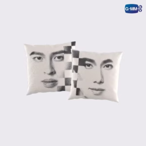 Peach and Me - Thee and Peach Pillow Cover Set + Postcard