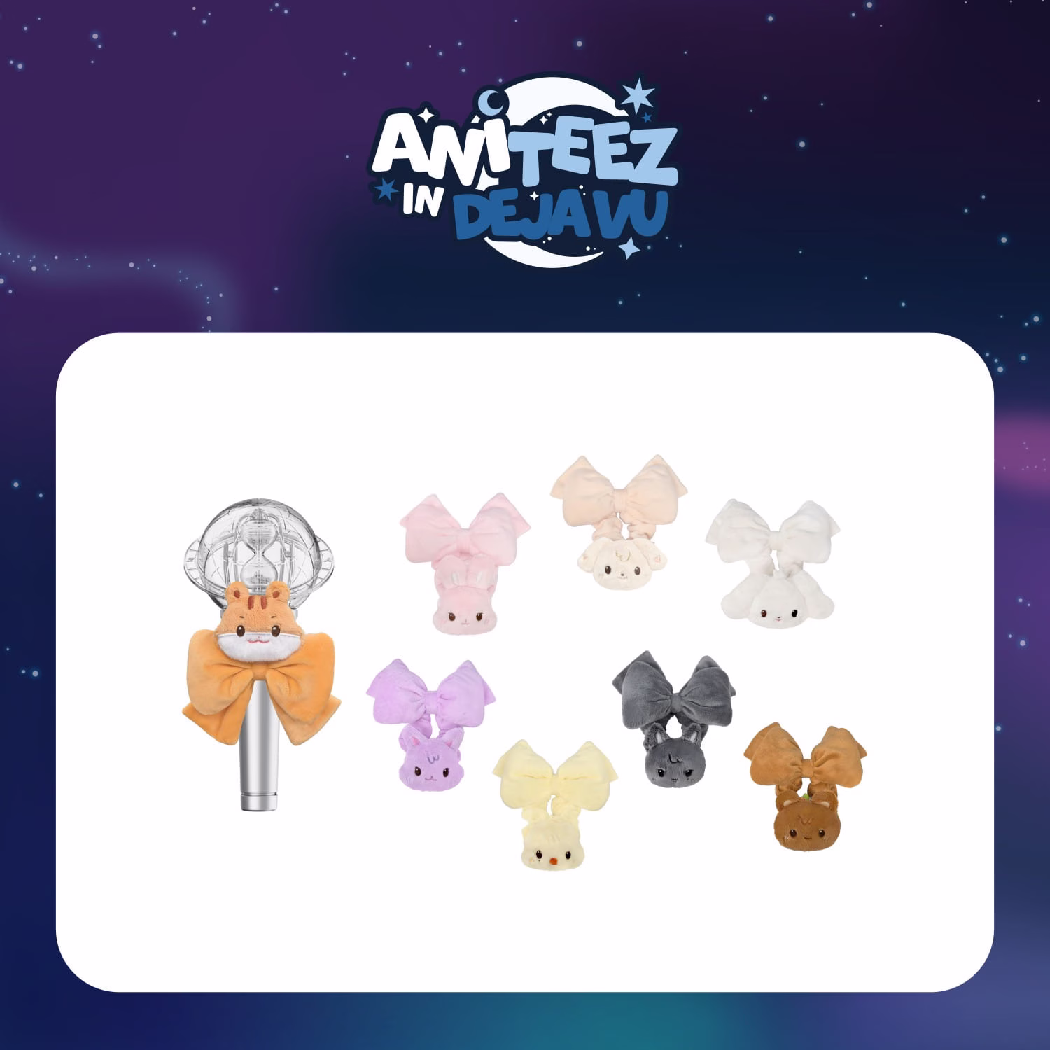 ATEEZ - ANITEEZ IN DEJA VU: TINY LIGHT STICK SCRUNCHIE (Versión a Elegir)