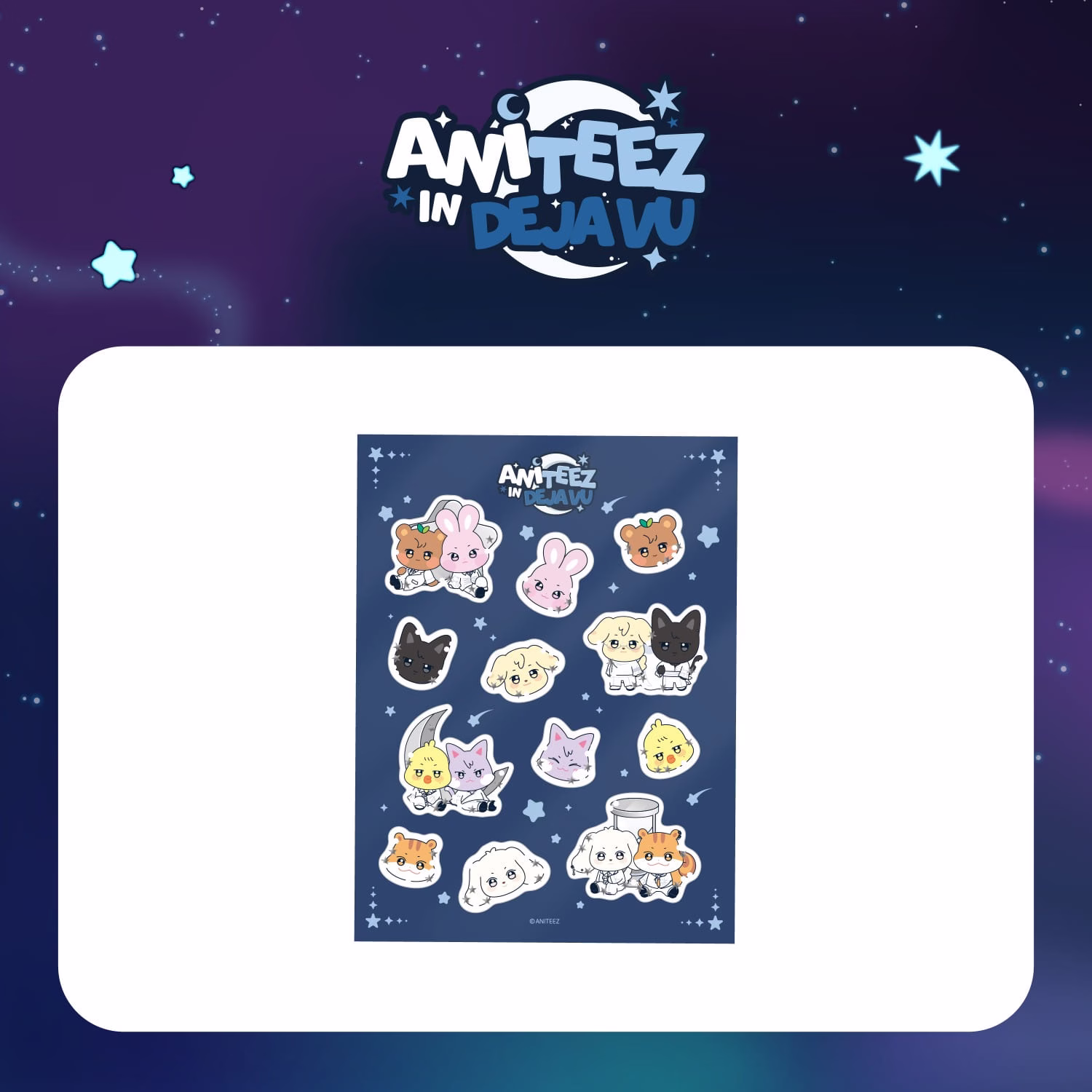 ATEEZ - ANITEEZ IN DEJA VU: WATER 3D STICKER