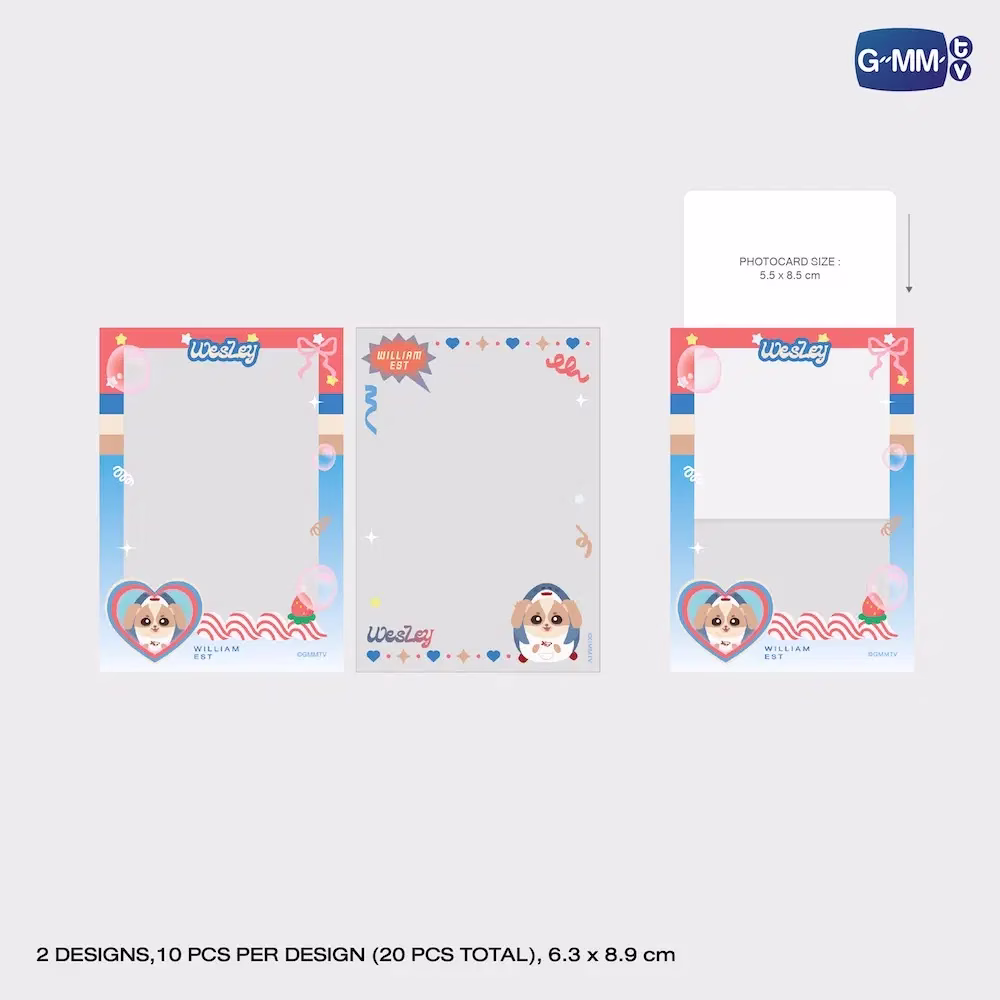 WilliamMest - Wesley Photocard Sleeve Set - Imagen 2