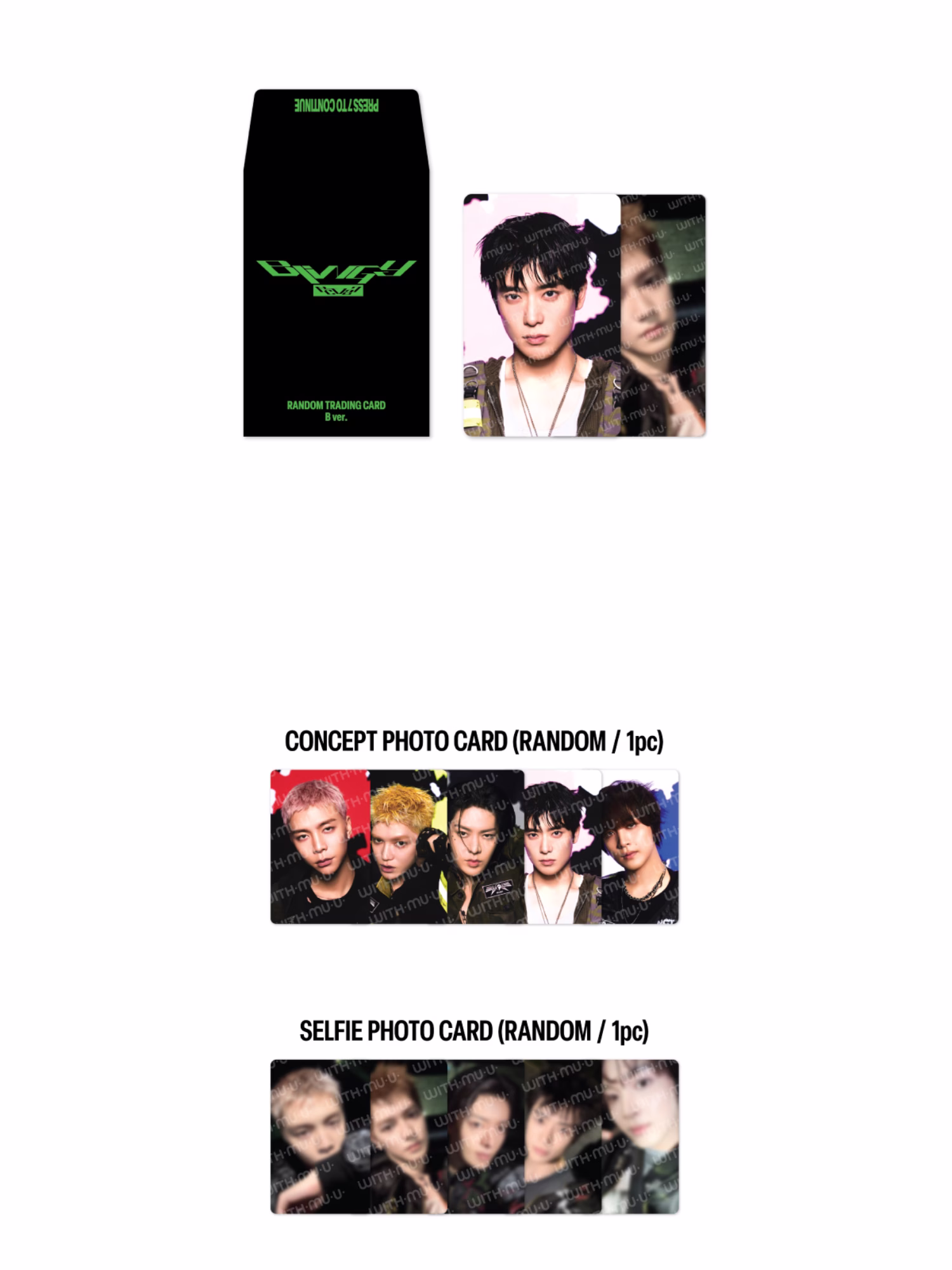 NCT 127 - The 7th Album POP-UP: RANDOM TRADING CARD (B ver.) - Imagen 2