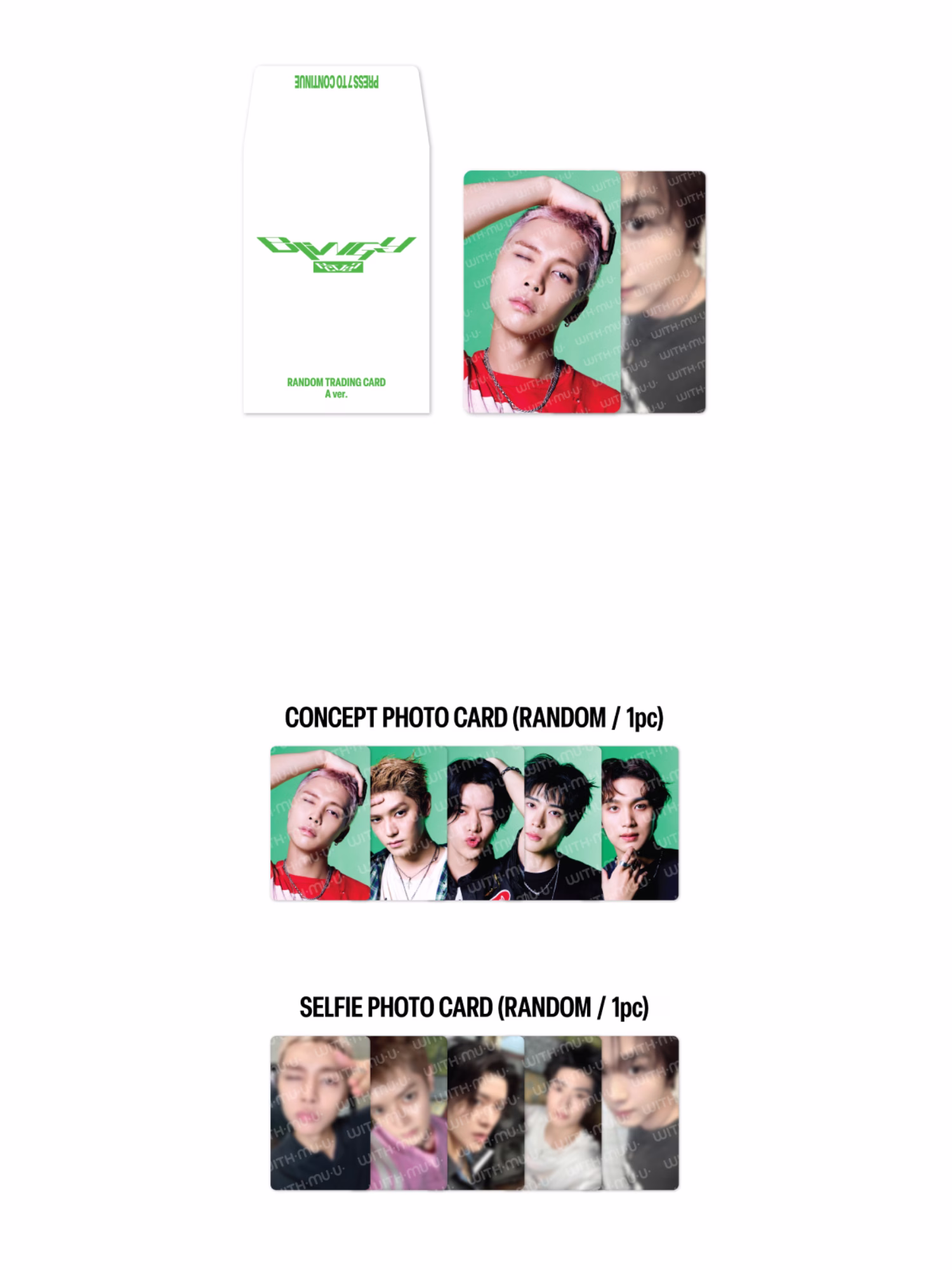 NCT 127 - The 7th Album POP-UP: RANDOM TRADING CARD (A ver.) - Imagen 2