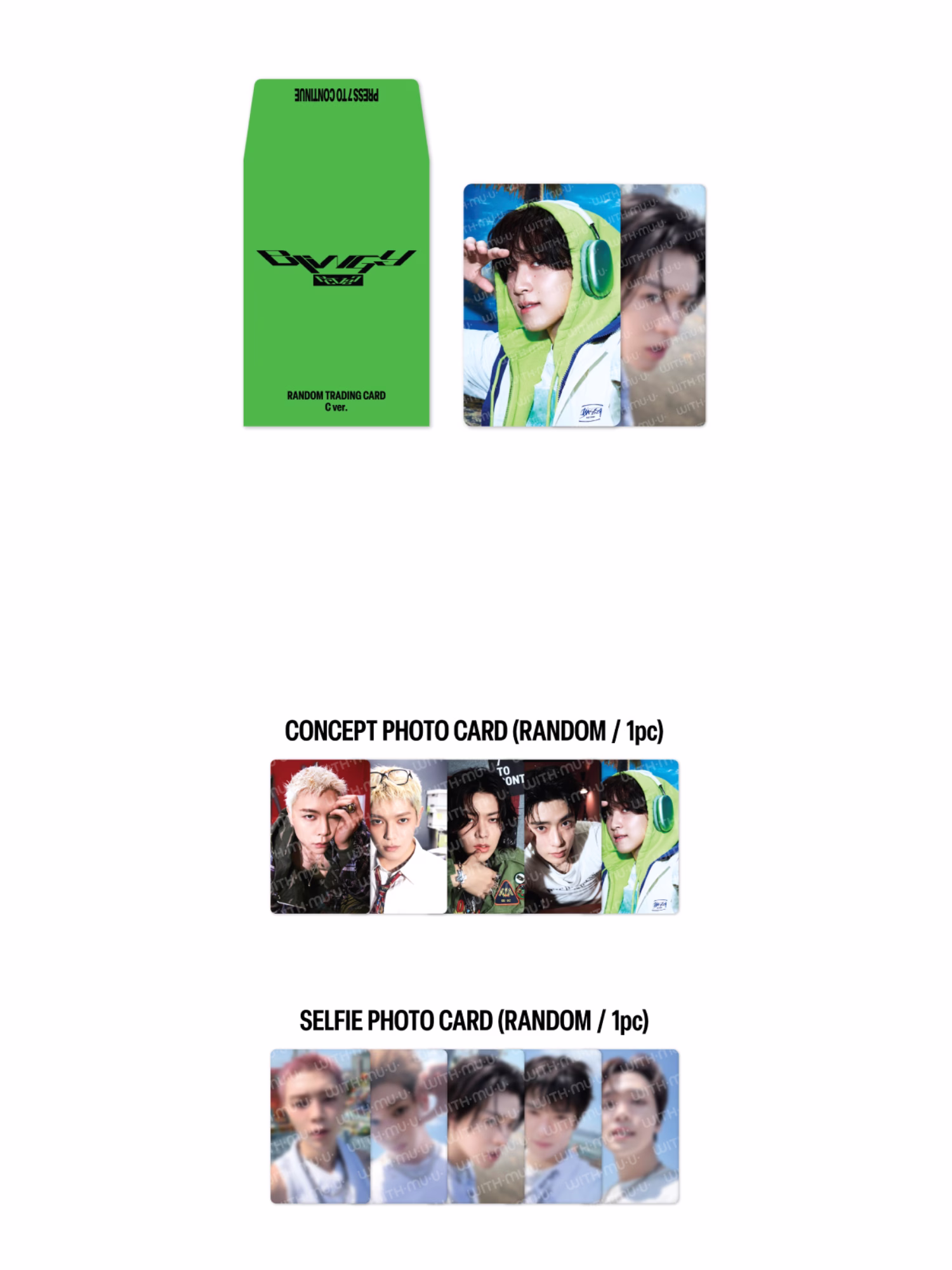 NCT 127 - The 7th Album POP-UP: RANDOM TRADING CARD (C ver.) - Imagen 2