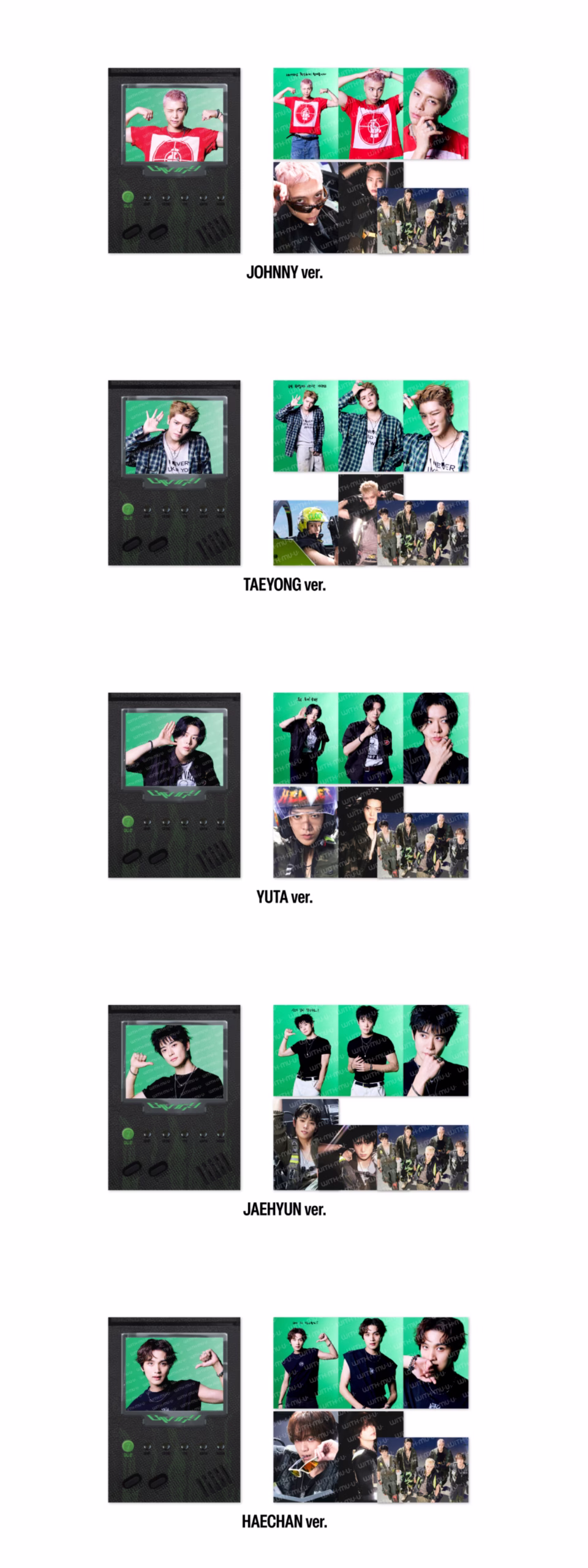 NCT 127 - The 7th Album POP-UP: CALL127 PHOTO SET (Versión a Elegir) - Imagen 2