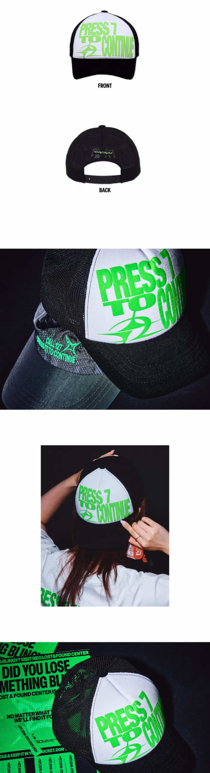 NCT 127 - The 7th Album POP-UP: BALL CAP (A ver.) - Imagen 2