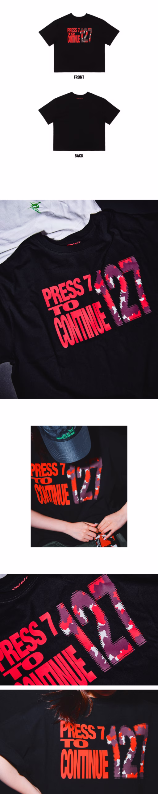 NCT 127 - The 7th Album POP-UP: T-SHIRT (CALL 127 ver.) - Imagen 2
