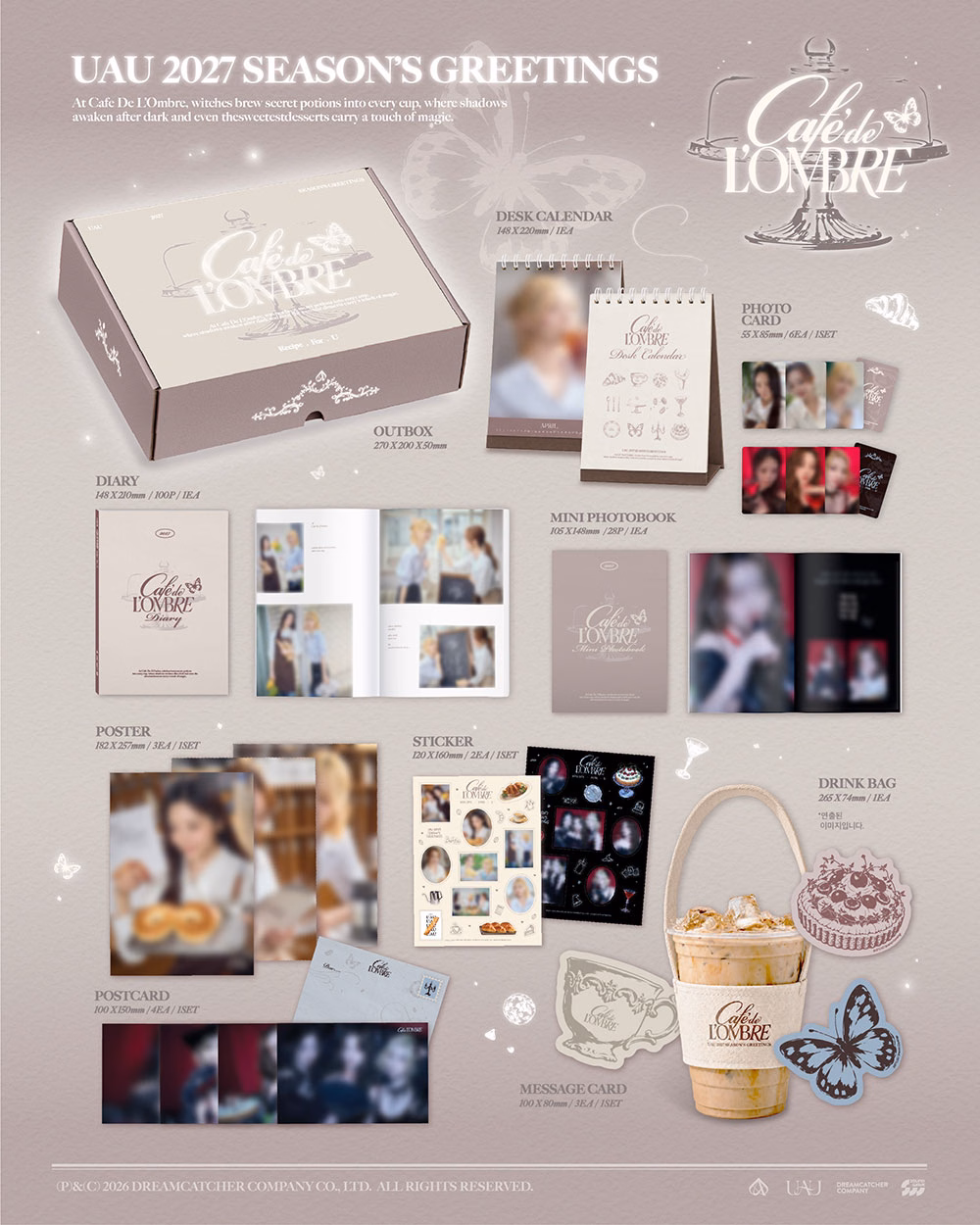 UAU - 2027 SEASON'S GREETINGS 'CAFE DE L'OMBRE_RECIPE . FOR . U' - Imagen 2