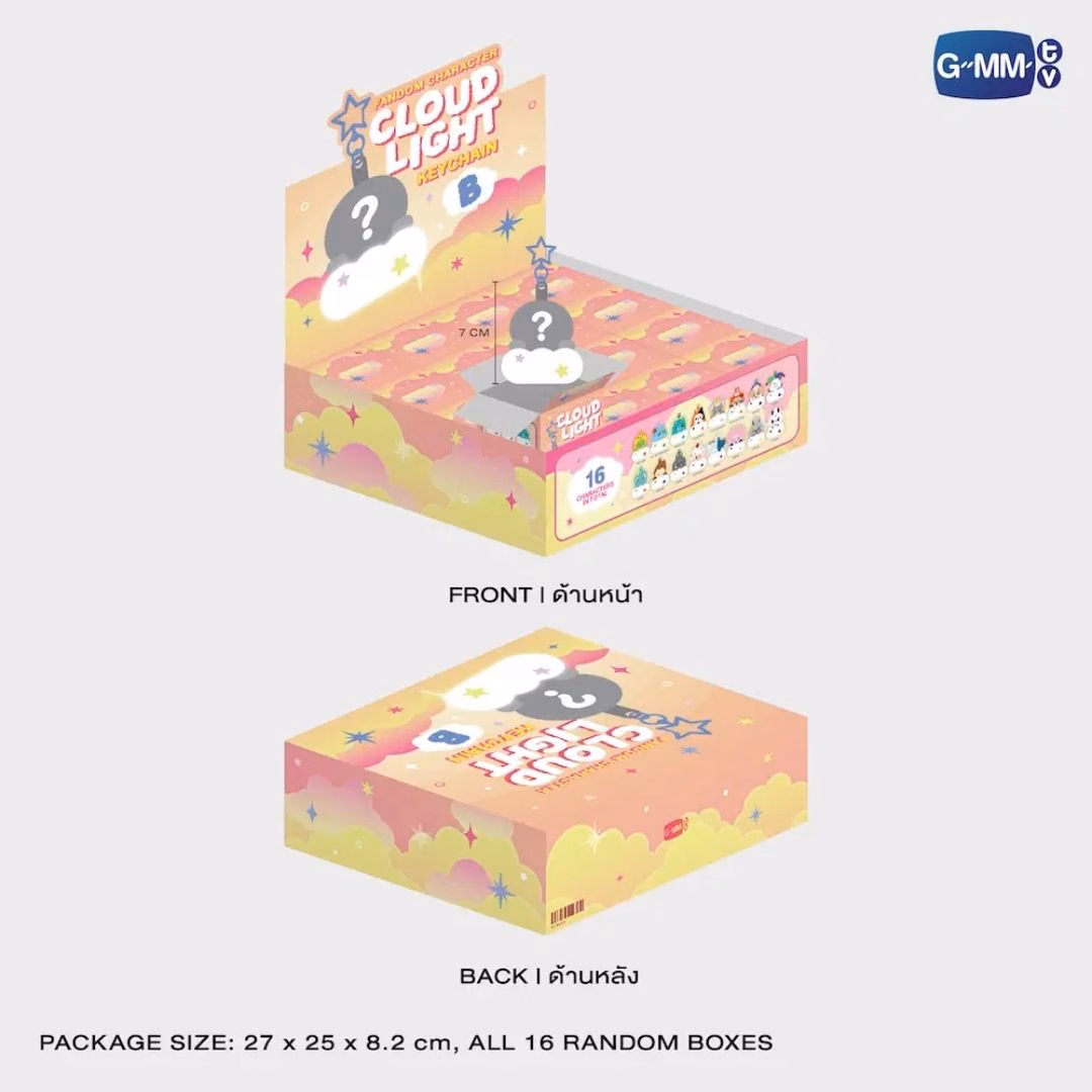 Fandom Character Cloud Light Random Keychain (Box B) (Whole Set) - Imagen 2
