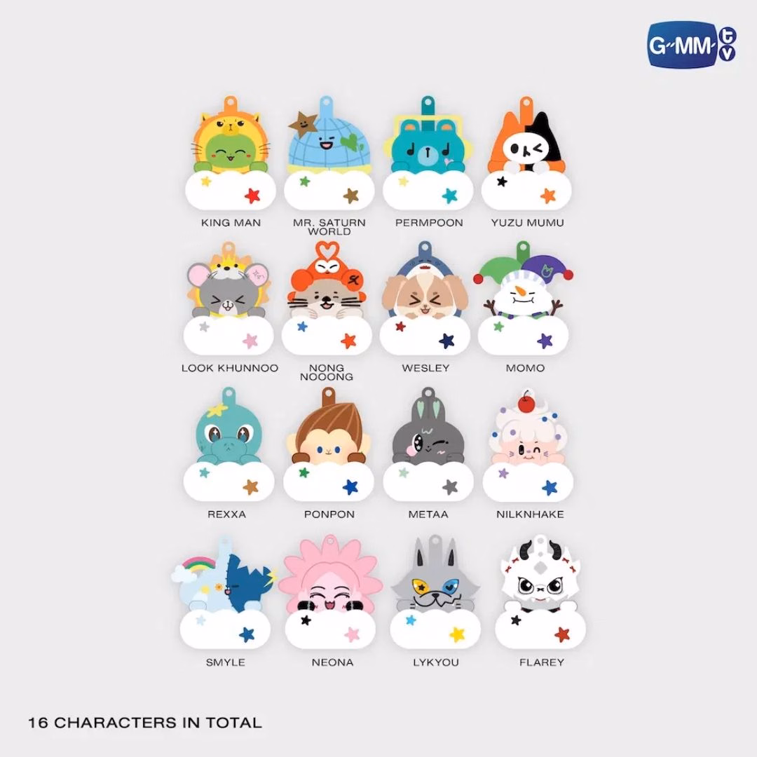Fandom Character Cloud Light Random Keychain (Box B) (Whole Set) - Imagen 3