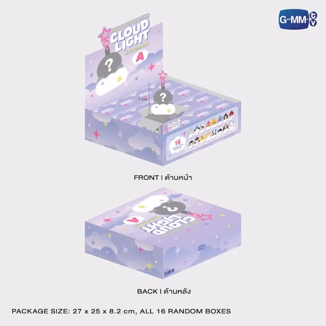 Fandom Character Cloud Light Random Keychain (Box A) (Whole Set) - Imagen 2