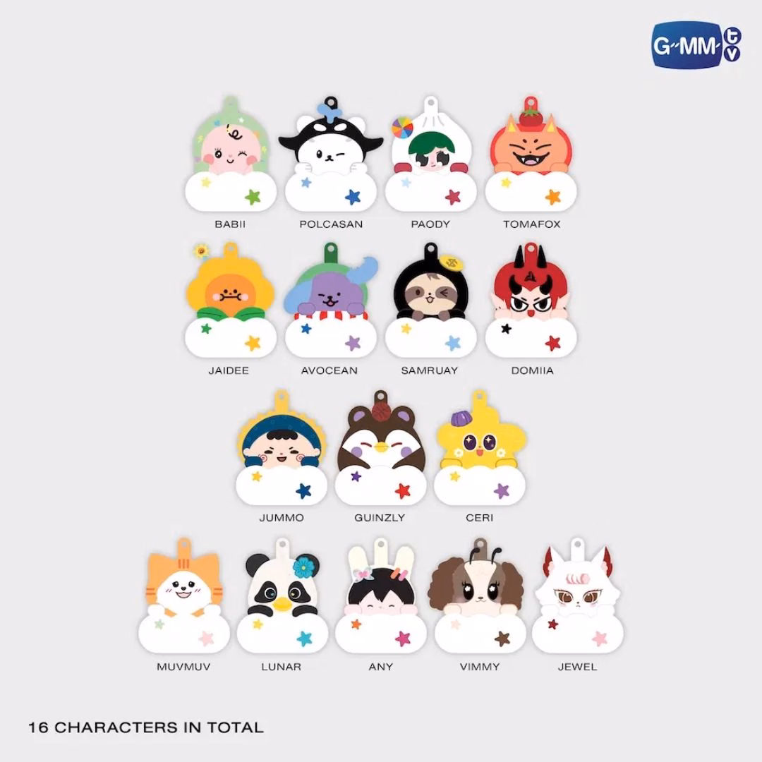 Fandom Character Cloud Light Random Keychain (Box A) (Whole Set) - Imagen 3