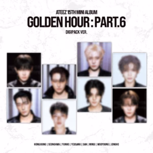 ATEEZ - Album 'GOLDEN HOUR: Part.6' (Digipack Ver.) (Versión a Elegir) POBs Disponibles