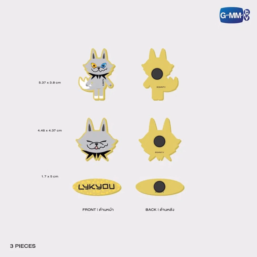LYKN - Lykyou Rubber Charm Set - Imagen 2