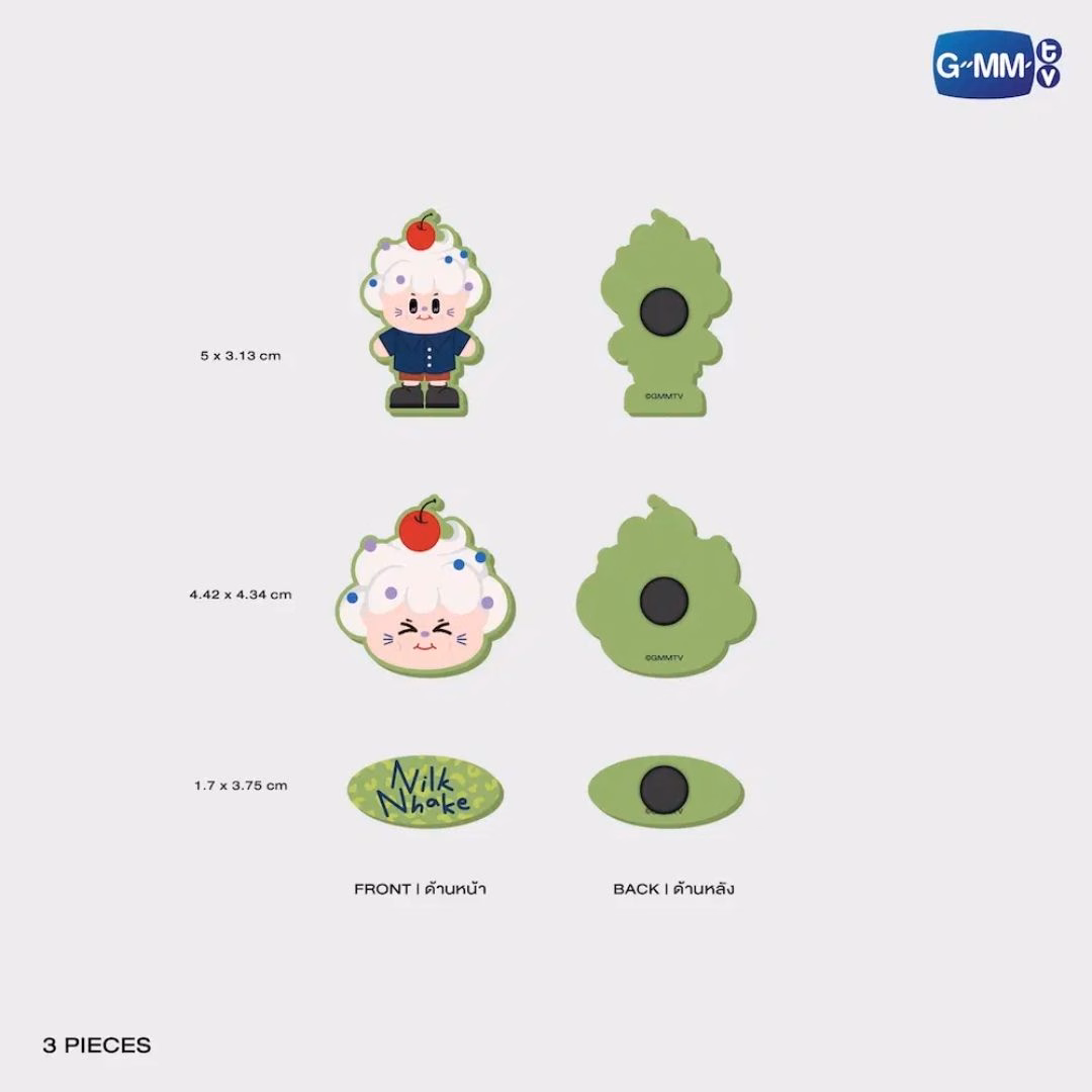 Nanon - NilkNhake Rubber Charm Set - Imagen 2
