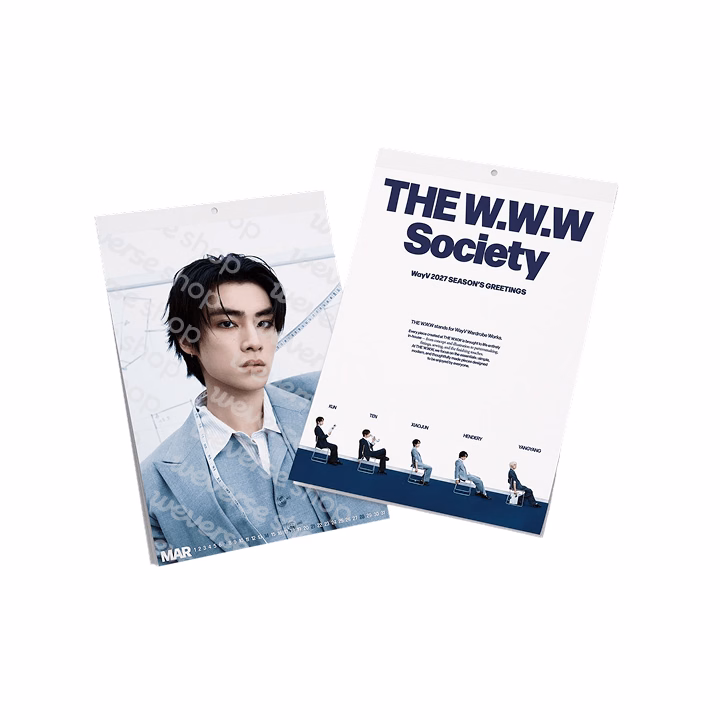 WavyV - 2027 Season's Greetings 'THE W.W.W SOCIETY' (Wall Calendar)